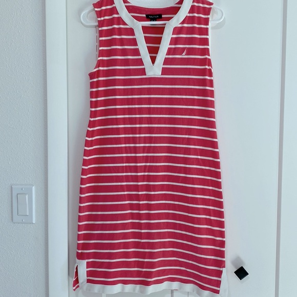 Nautica Dresses & Skirts - Nautica Women's Pink and White Dress |Size Medium